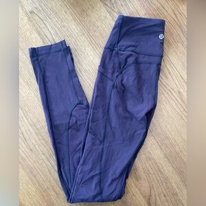 Lululemon leggings plum color size 4